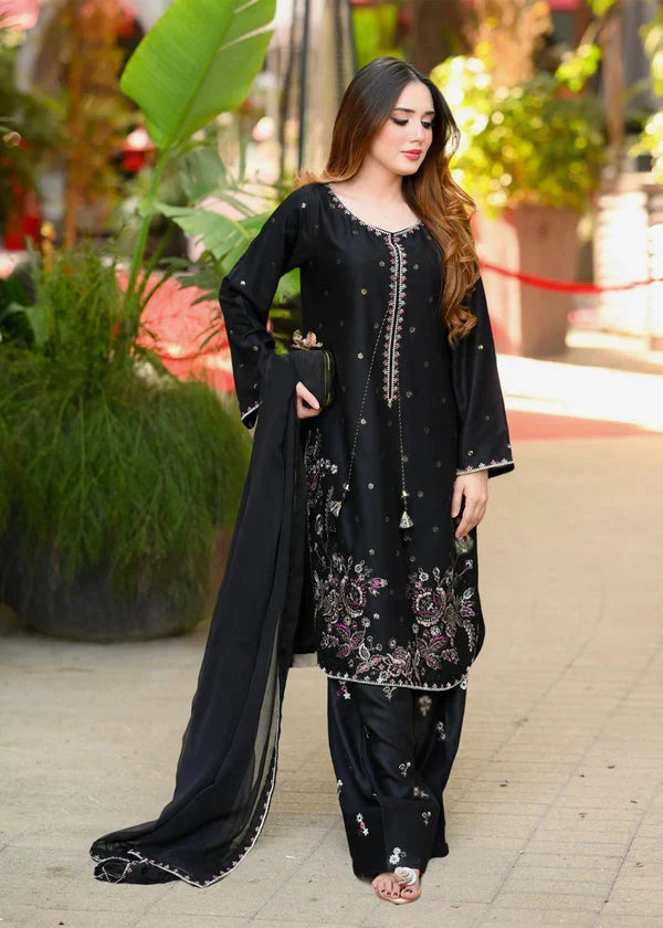 IRIS EMBROIDERY 3Pc SUIT