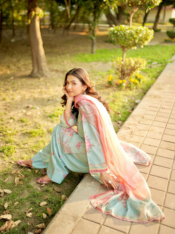 Afsana Digital Print 3PC
